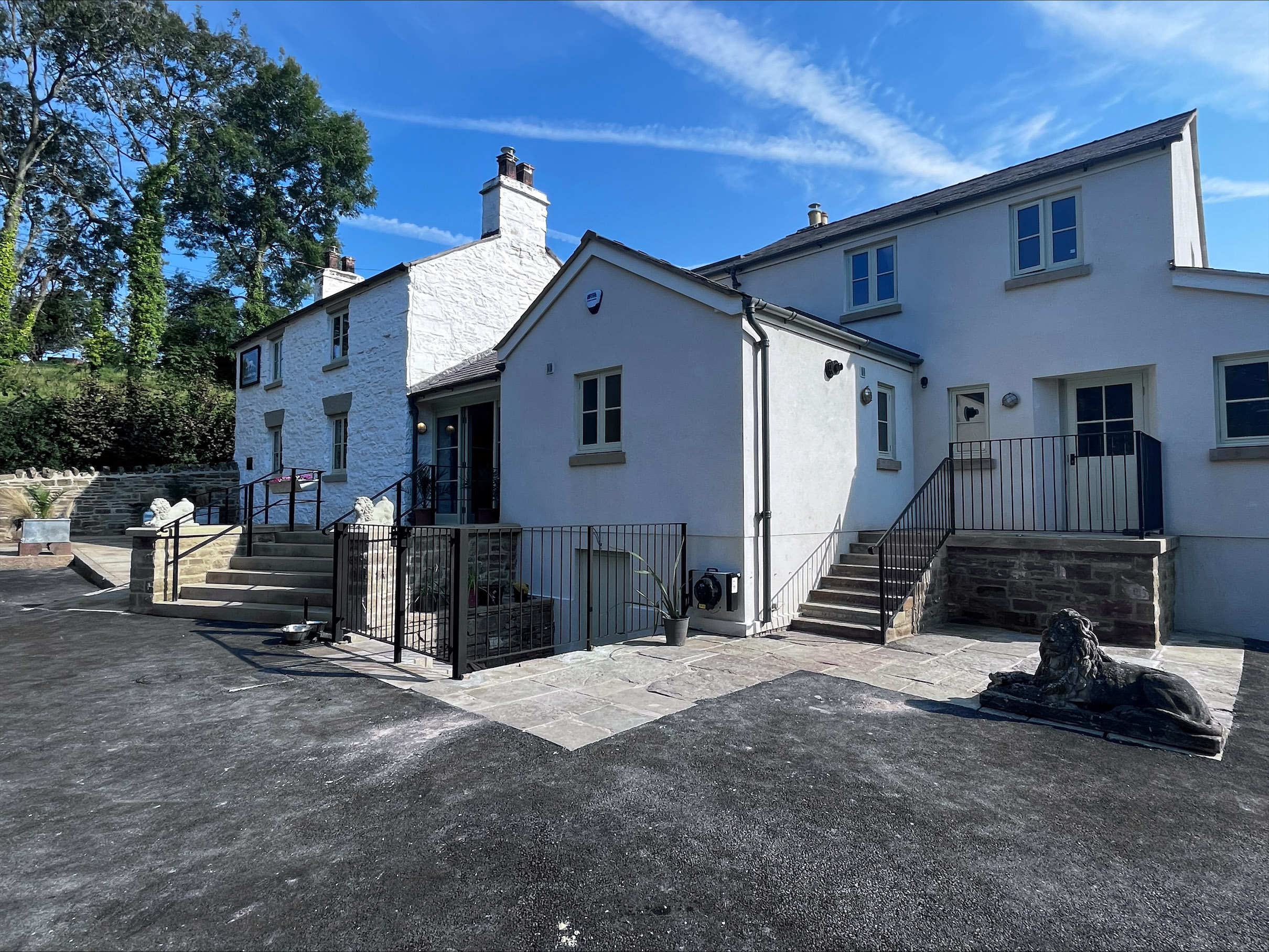 Refurbished country pub with planning permission for sale