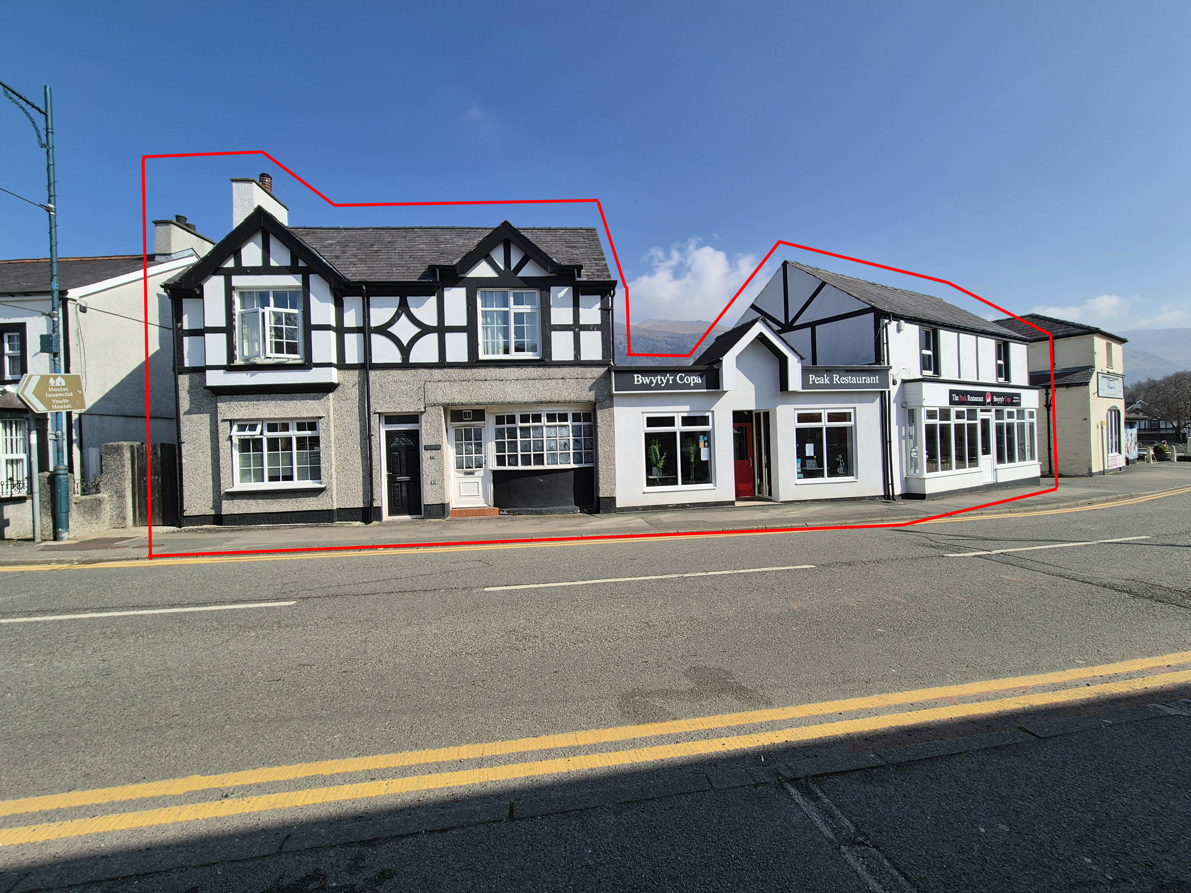 Mixed use property for sale in Snowdon tourist town