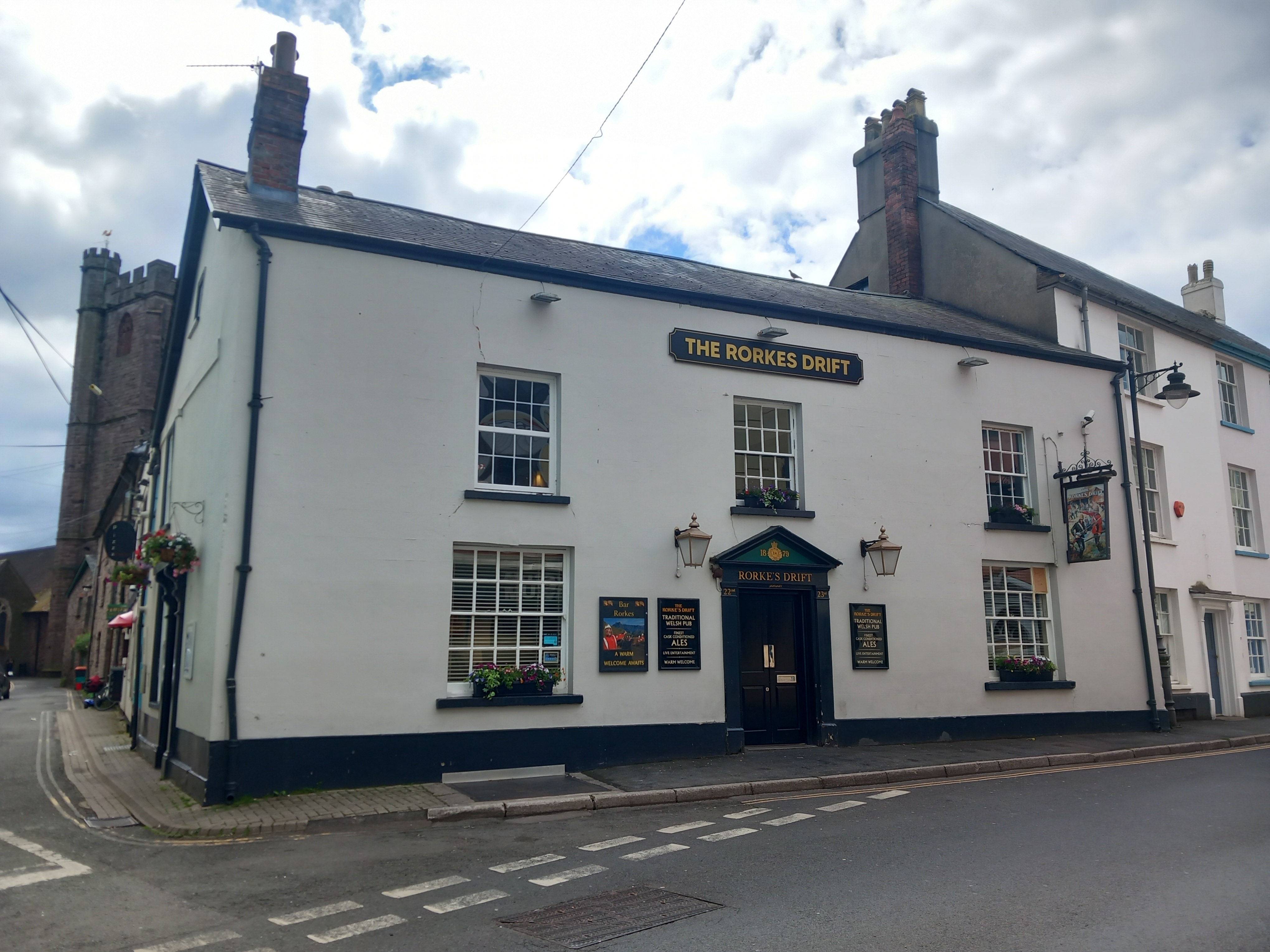 Town centre public house named after the Battle of Rorkes Drift for sale in Brecon