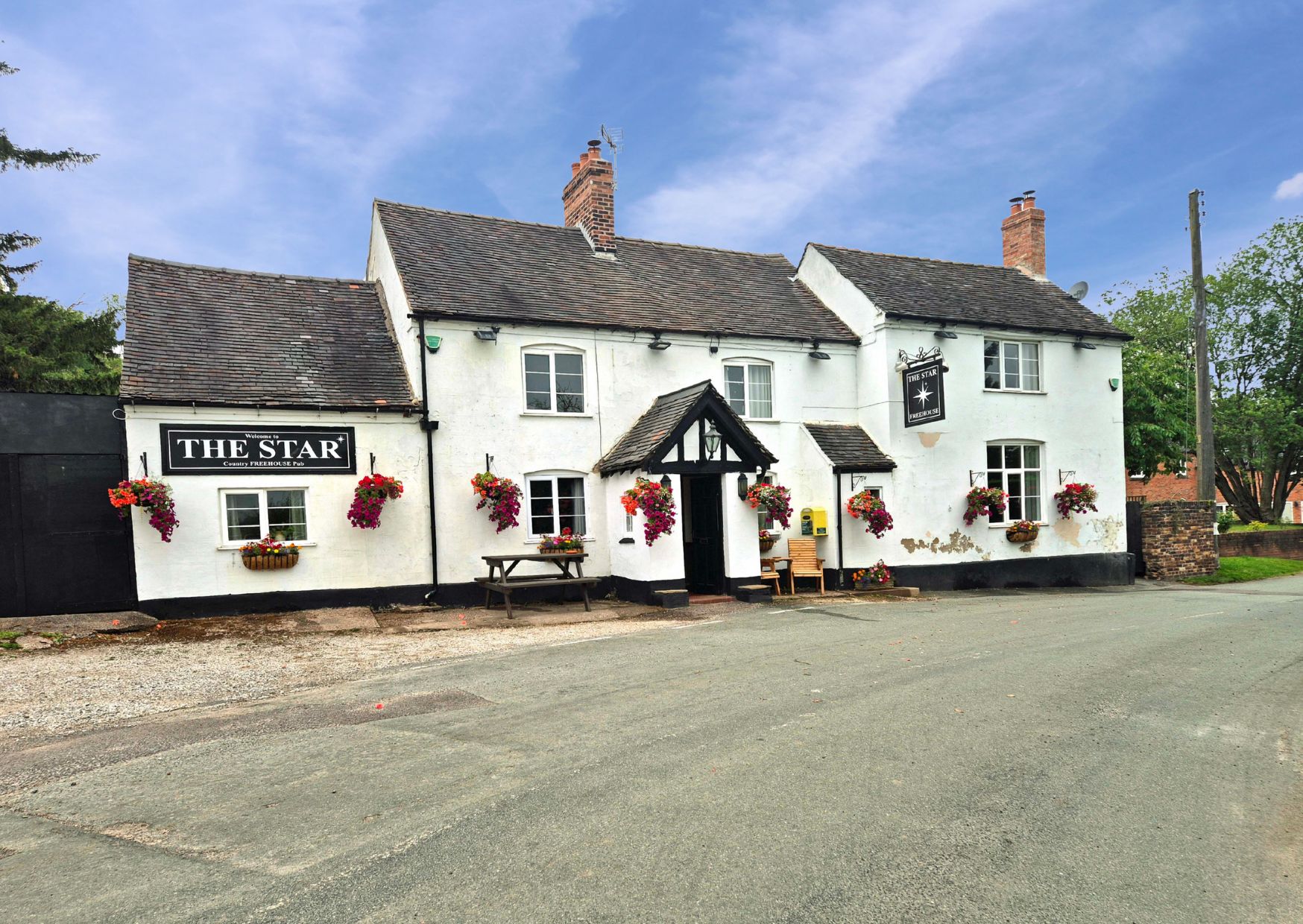 Freehold pub for sale in Staffordshire village