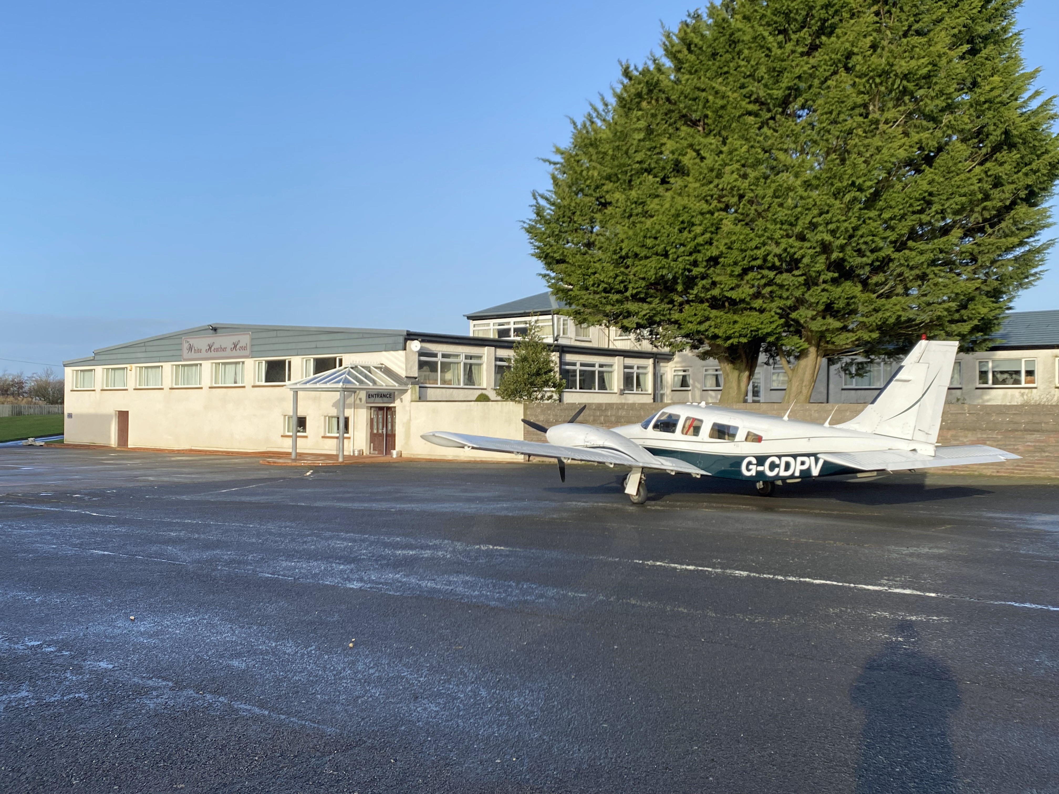 Unique restaurant/hotel located on the historic Kirkbride Airfield
