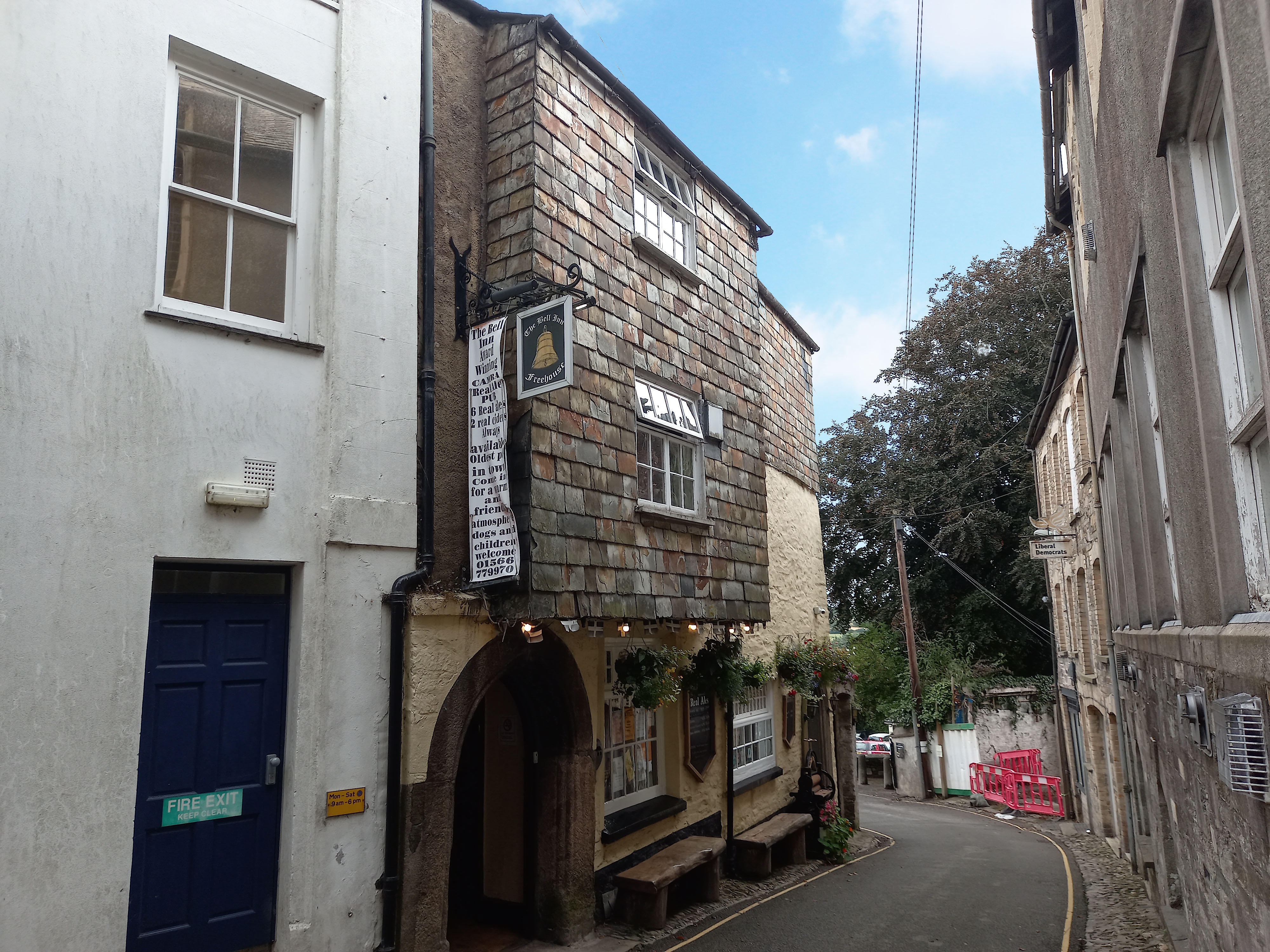 Historic fifteenth century Cornish town centre pub for sale