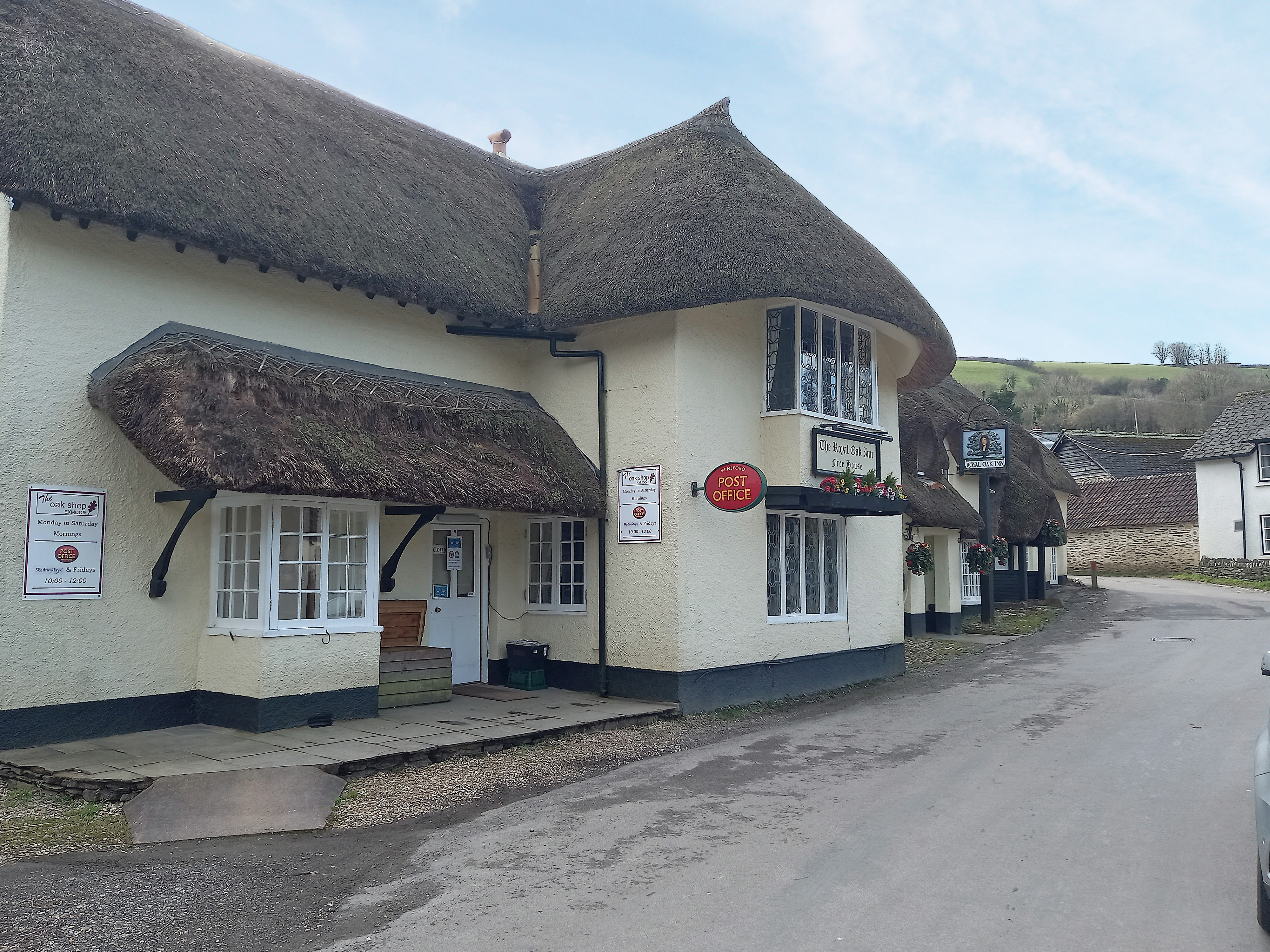 Picture postcard Somerset pub for sale